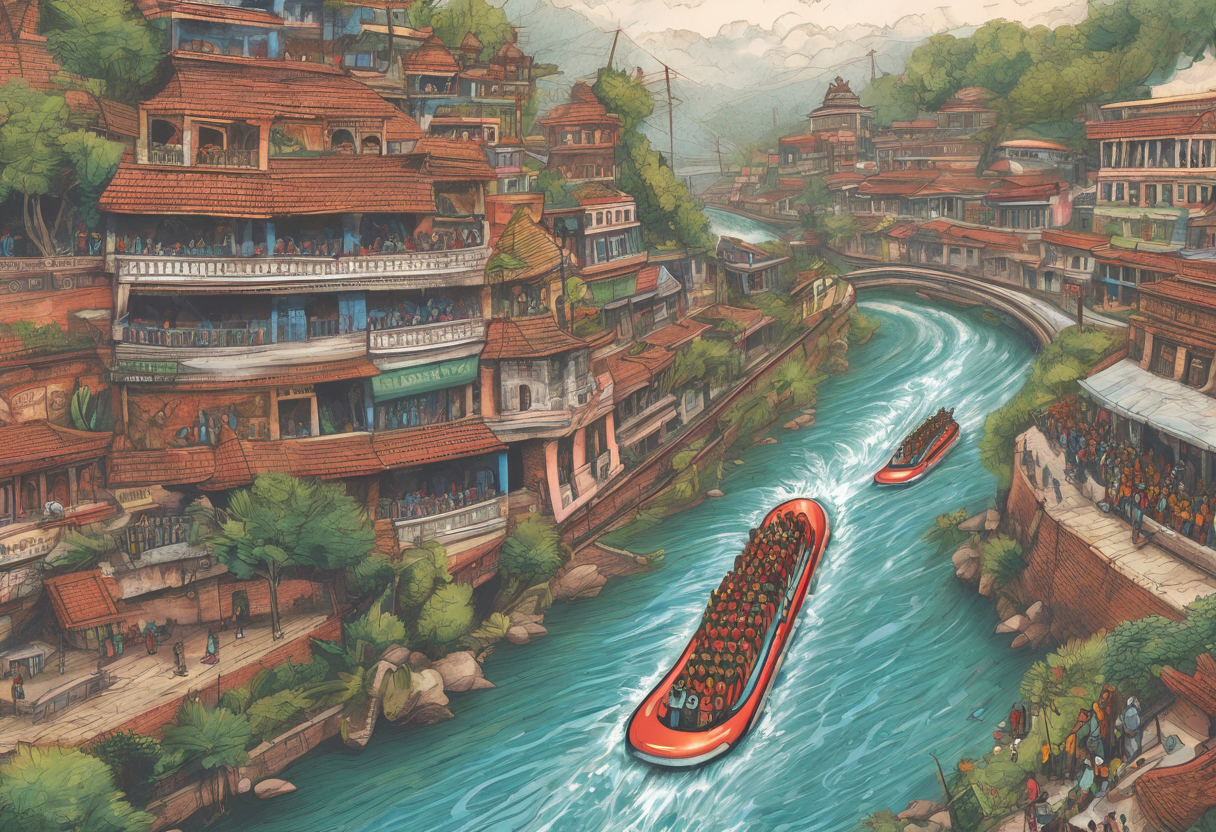 The Thrilling Roller Coaster River Adventure in Kathmandu, Nepal